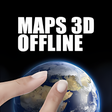 プログラムのアイコン：Maps 3D - Offline Map