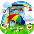 Ikon program: Rainbow Umbrella Launcher…
