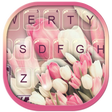 أيقونة البرنامج: Girly Pink Tulip Keyboard…
