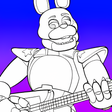 How to Draw Glamrock Bonnie icon