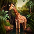 Ícone do programa: The Giraffe - Animal Simu…