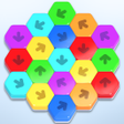 程序图标：Hexa Away 3D: Color Puzzl…