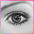 Иконка программы: Learn to Draw Eyes Tutori…