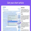 Icoon van programma: Shrt.txt — Summarize text…
