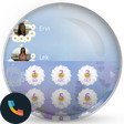 أيقونة البرنامج: Theme Dialer Love Daisy f…