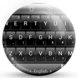 Keyboard Theme Dusk BlackWhite icon
