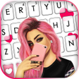 プログラムのアイコン：Pink Selfie Girl Keyboard…