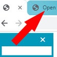 Иконка программы: Open pop-up as tab
