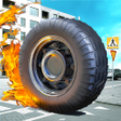 أيقونة البرنامج: Crazy tire - Reach the Mo…