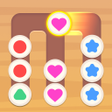 أيقونة البرنامج: Color Shape Sort Puzzle