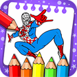 Ikon program: spider super heroes color…
