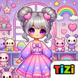 プログラムのアイコン：Tizi Dolls: Kawaii Home D…