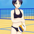 程序图标：Beach volley girl