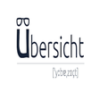 Programın simgesi: Übersicht