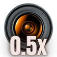 Icoon van programma: 0.5x camera