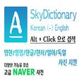 SkyDictionary - 멀티 네이버 사전