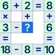 ไอคอนของโปรแกรม: Math Puzzle Grid: Brain G…