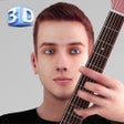 ไอคอนของโปรแกรม: Guitar 3D by Polygonium
