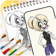ไอคอนของโปรแกรม: AR Drawing Hazbin Hotel