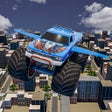 Иконка программы: Flying Monster Truck Simu…