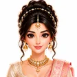 プログラムのアイコン：Indian Bride Hair Do Desi…