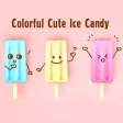 Funny Wallpaper Colorful Cute Ice Candy Theme