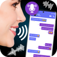 プログラムのアイコン：Voice sms typing: SMS by …