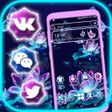 أيقونة البرنامج: Neon Lotus Launcher Theme