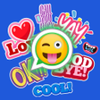 Ikon program: Animated Text Sticker Mak…