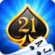 程序图标：Blackjack 21: casino card…