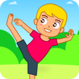 Ikona programu: Exercise for Kids at home