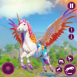프로그램 아이콘: Flying Horse Unicorn Game