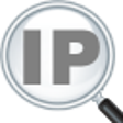 Symbol des Programms: IP Address and Domain Inf…