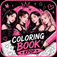 プログラムのアイコン：Black Pink K-Pop Coloring…