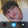 ไอคอนของโปรแกรม: V Call You - Fake BTS Cal…
