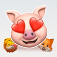 Ikon program: WASticker - Animal Memoji