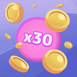 أيقونة البرنامج: Coin Buster 2048 Merge Cl…