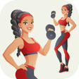 Symbol des Programms: fitness exercise