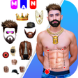 プログラムのアイコン：Man Photo Editor Pro