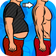 プログラムのアイコン：Lose weight for Men