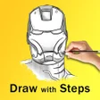 أيقونة البرنامج: How to Draw Superhero Art