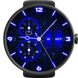 程序图标：Neon Blue Watch Face