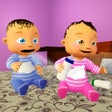 أيقونة البرنامج: Newborn Twin Baby Mom Gam…