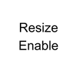 プログラムのアイコン：ResizeEnable