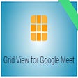 Icon of program: Grid View for Google Meet…