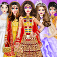 ไอคอนของโปรแกรม: Indian Wedding Makeup Gam…