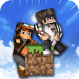 プログラムのアイコン：Sky Block One Block Map f…