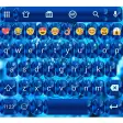 Emoji Keyboard Shading Blue