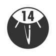 Icoon van programma: Android 14 Dark - Icon Pa…