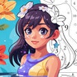 Ikon program: Paint Fairyland: Coloring…